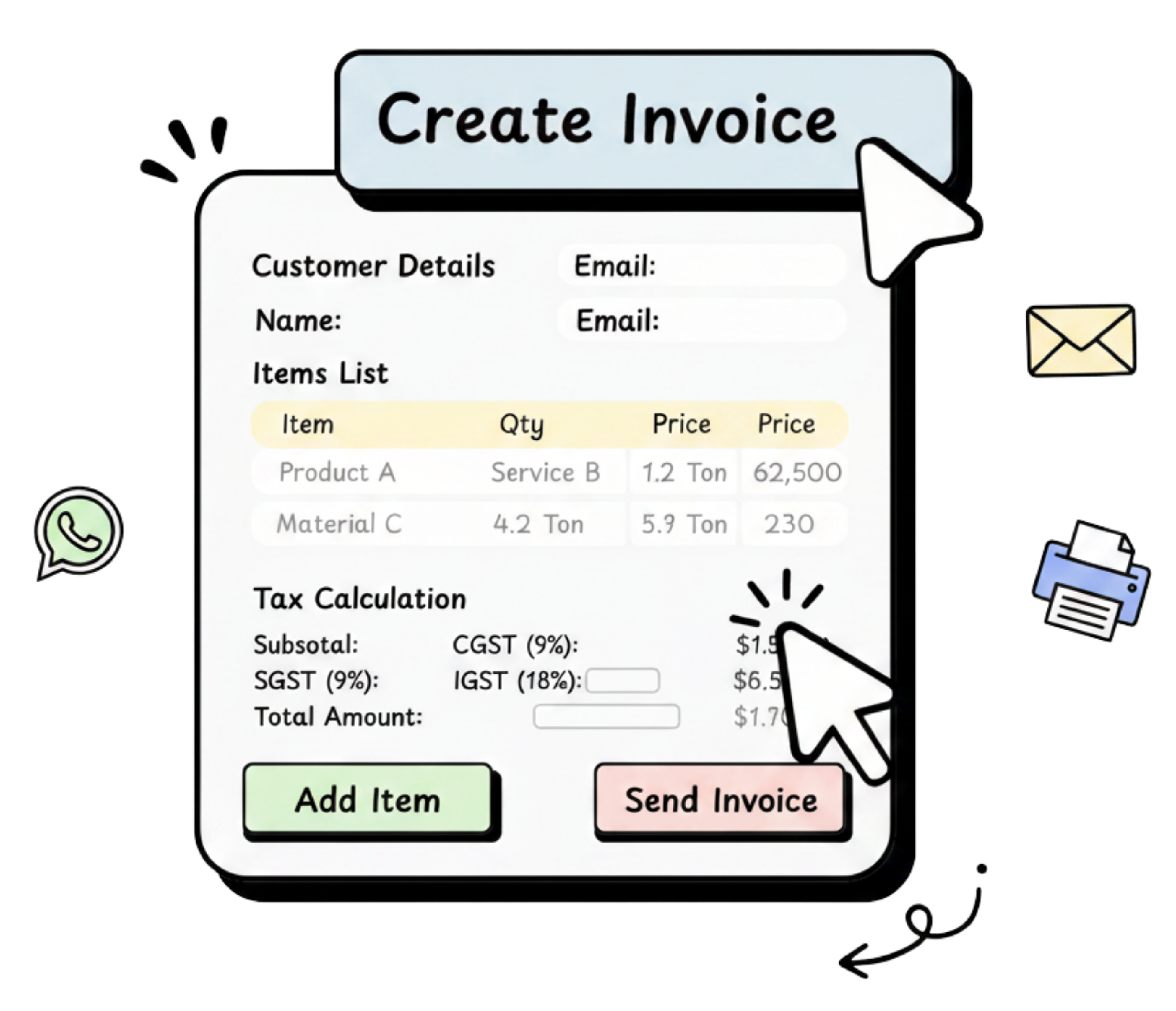 Your invoice.